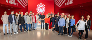 Επίσκεψη του Δημάρχου Πειραιά Γιάννη Μώραλη, Δημοτικών και Κοινοτικών Συμβούλων του συνδυασμού «Πειραιάς Νικητής» στο Μουσείο  του Ολυμπιακού